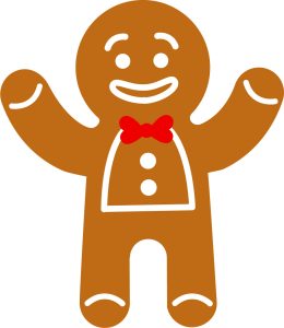 smiling gingerbread man clipart, free, clip art, design, stencil, pattern, cutout, cookie, printable holiday ornament, christmas, decoration, cricut, coloring page, winter, window, vector, svg