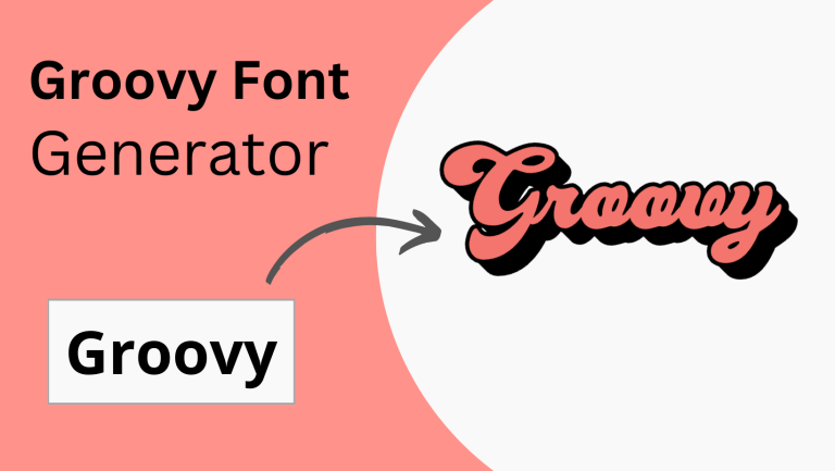 Groovy Font Generator: FREE Editable Groovy Text Effects