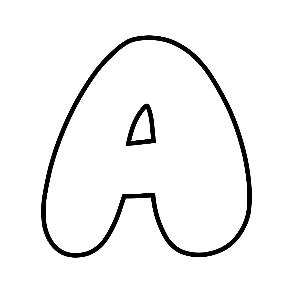 Printable Bubble Letters: Free Alphabet Font & Letter Templates