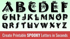 Printable Gothic Letters: Free Alphabet Font & Letter Templates