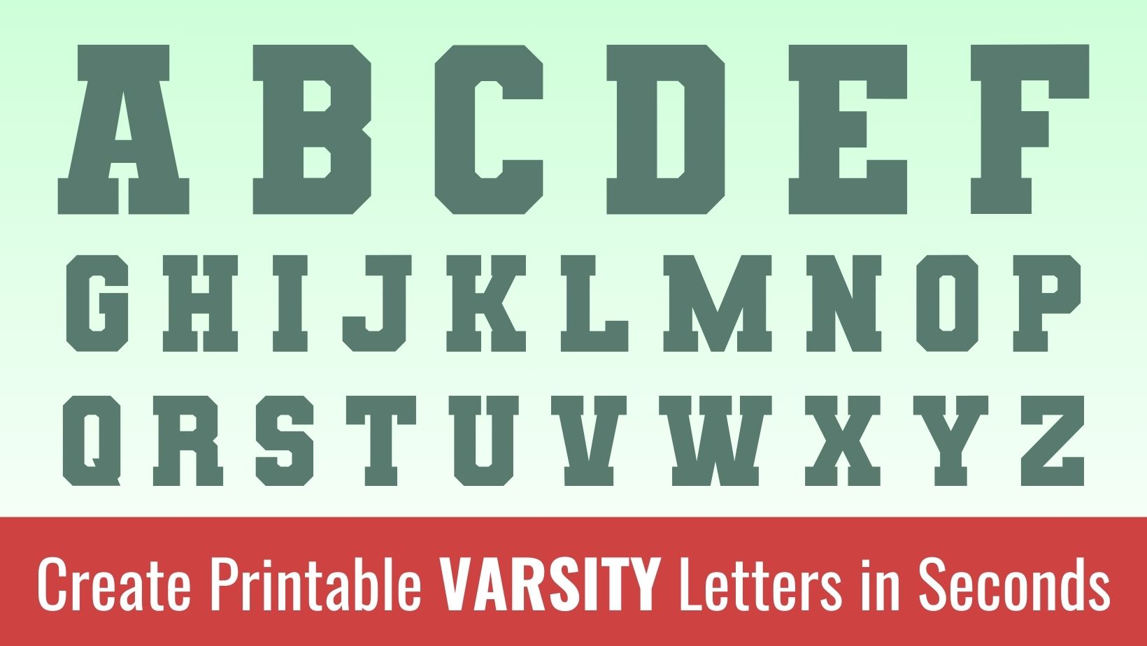 Free Printable Block Letters Alphabet: Perfect for DIY Signs