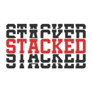 5 word stacked font generator