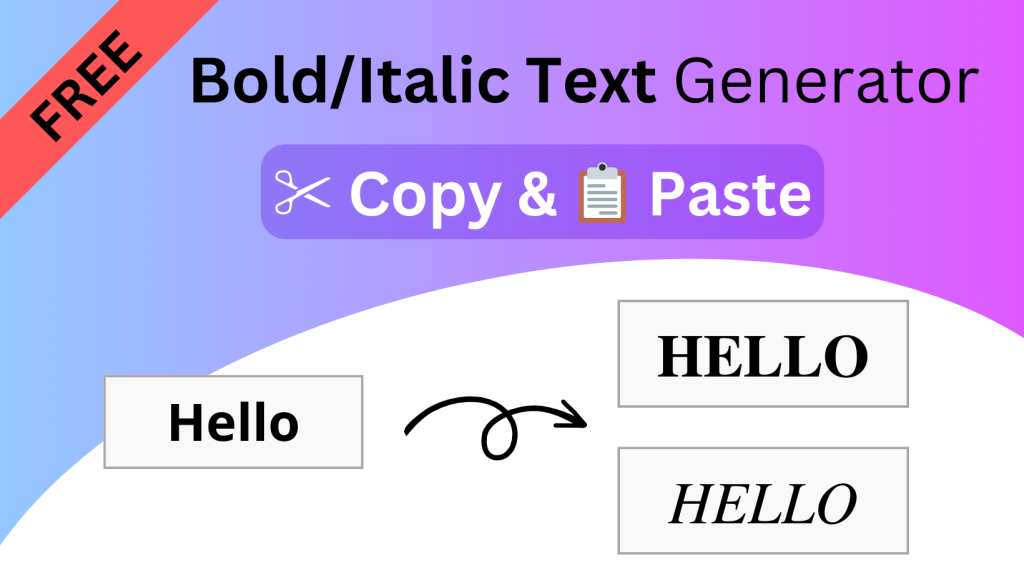 Bold& Italic Text Generator
