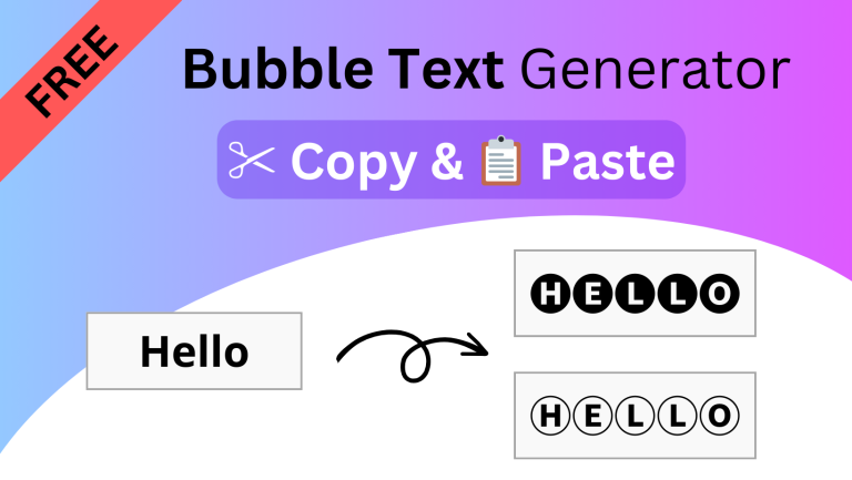 Bubble Text Generator: ️ Copy And Paste