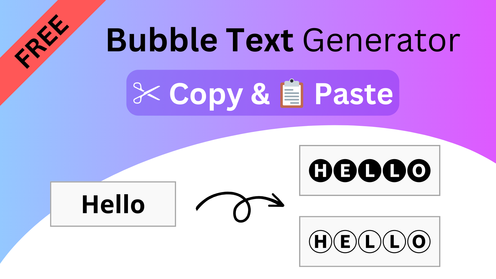 Bubble Text Generator