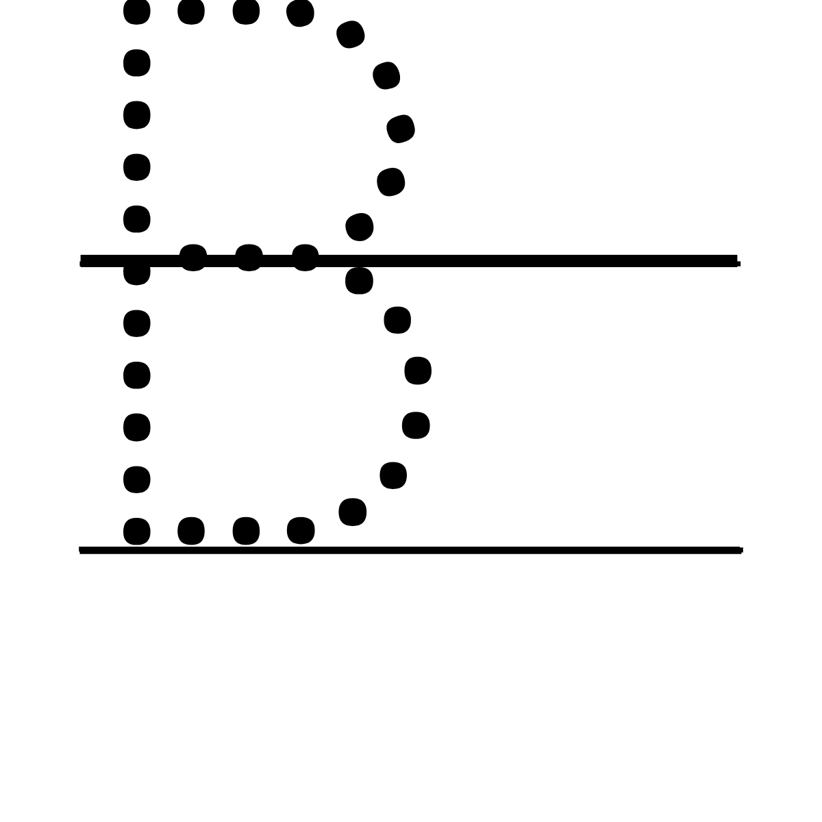 Free printable tracing letter B. serif printable tracing, number printable alphabet patterns print download svg, png, pdf, jpg pattern