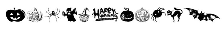 Vintage Halloween Halloween font preview
