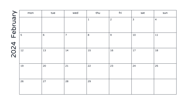 February 2024 Calendar: Free Printable PDF Templates