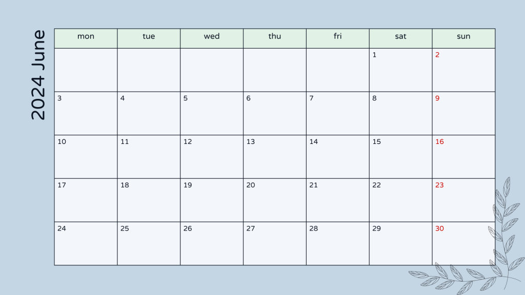 June 2024 Calendar: Free Printable PDF Templates