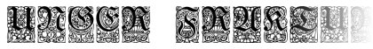 Unger-Fraktur Zierbuchstaben