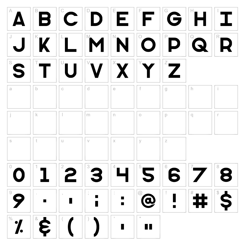 Monometric Font - Vectordad