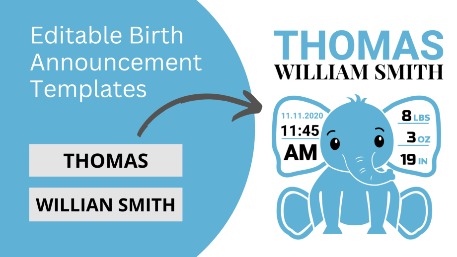 Birth Announcement Templates