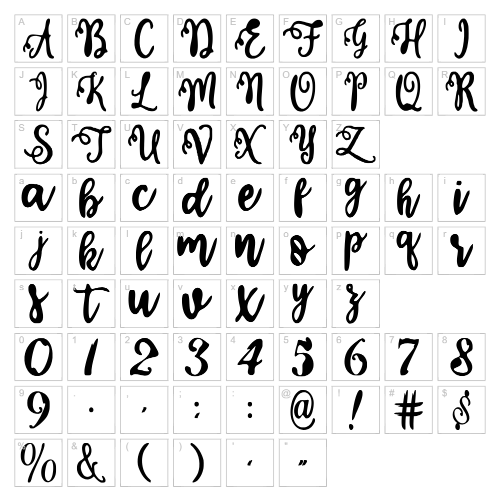 Calligraphy Stye Font - Vectordad