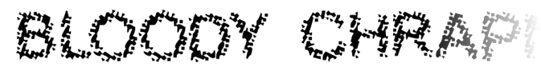 Bloody Chrapnel Halloween font preview