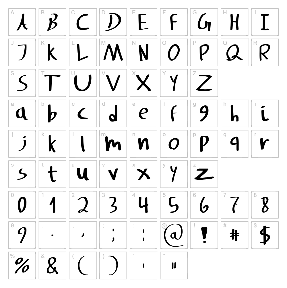 Svampens Handwriting Font - Vectordad