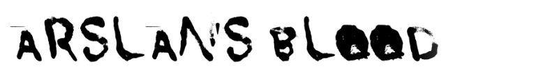Arslan's Blood Halloween font preview