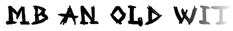 MB An Old Witch Halloween font preview