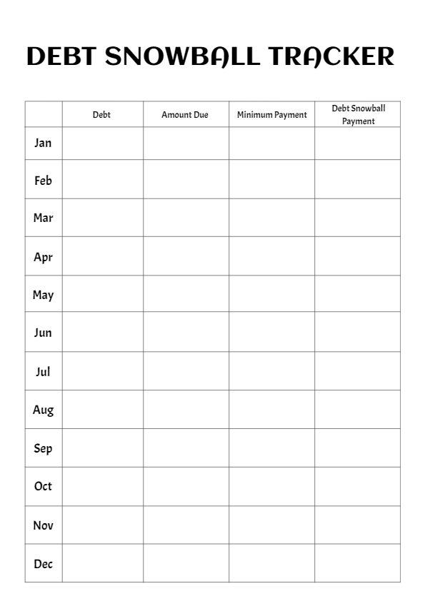 Tracker Templates FREE Editable Online
