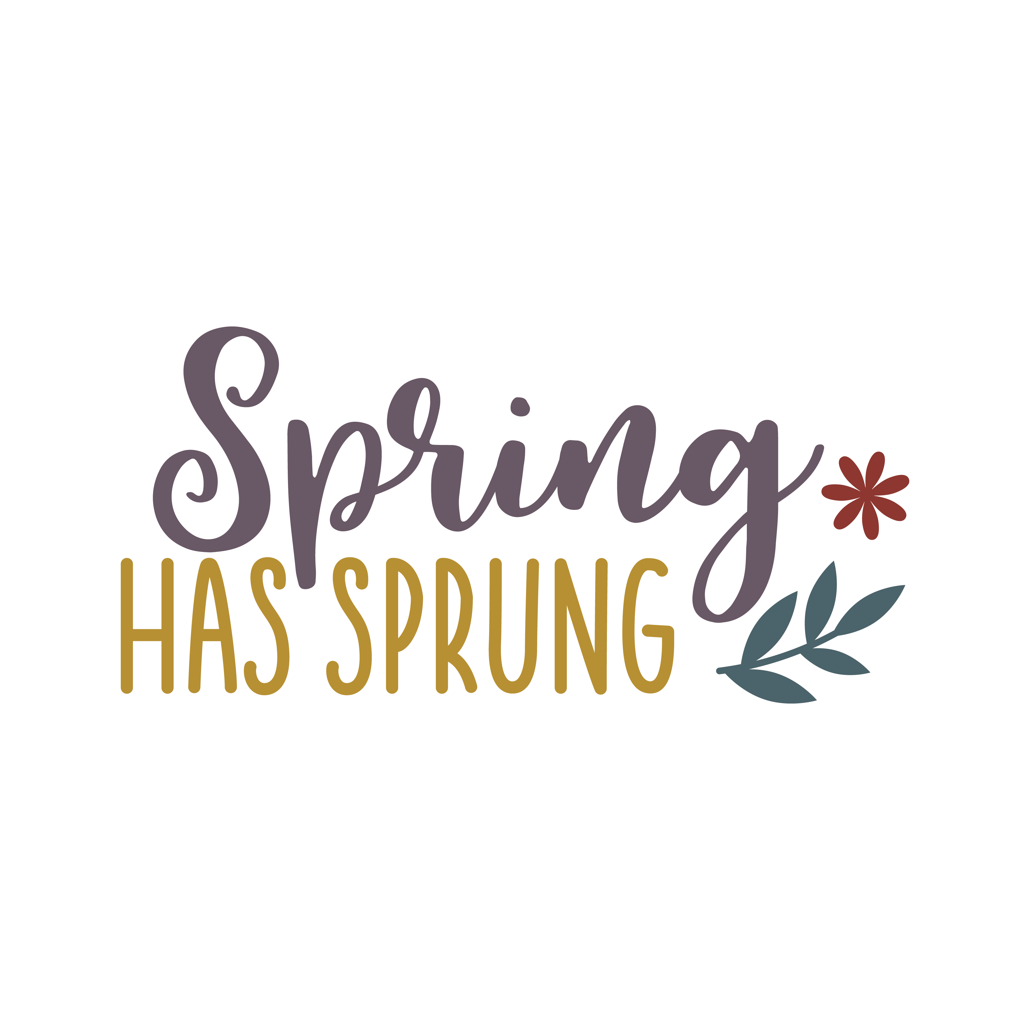 Spring has sprung, Spring SVG , Spring, March, Spring quotes and sayings, Cut File Cricut, Download