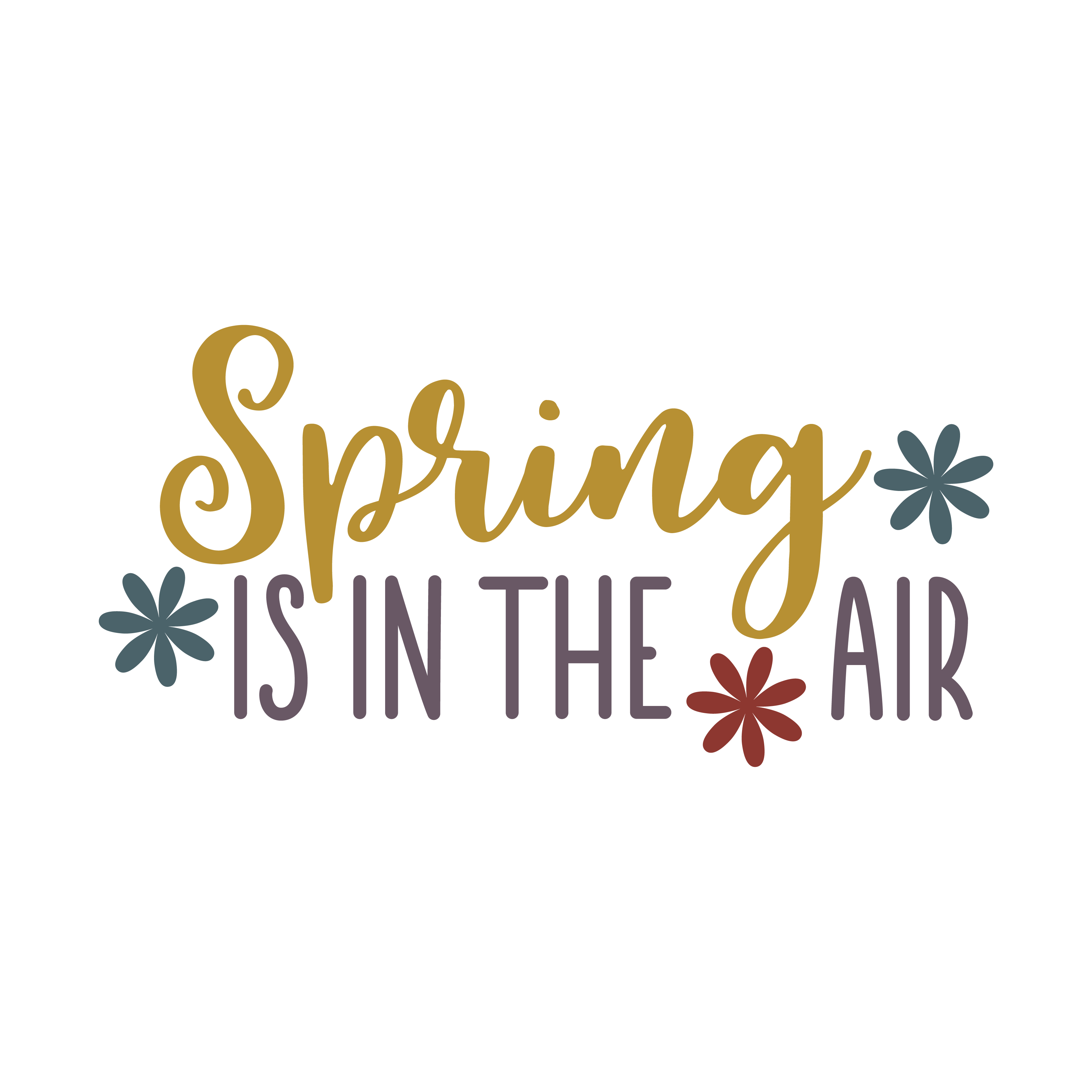 Spring is in the air, Spring SVG , Spring, March, Spring quotes and sayings, Cut File Cricut, Download