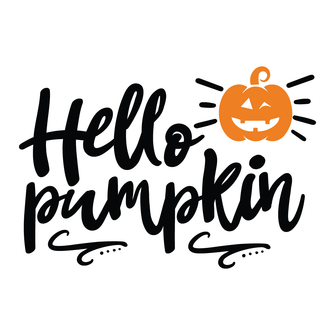 Hello pumpkin, Fall and Autumn SVG, Fall and Autumn, Cut File, Instant Download, Commercial use, Silhouette, Clip art, Lucky Clover, cricut designs, svg files, silhouette, holidays, crafts, embroidery, cut files, vector, card stock, glowforge.