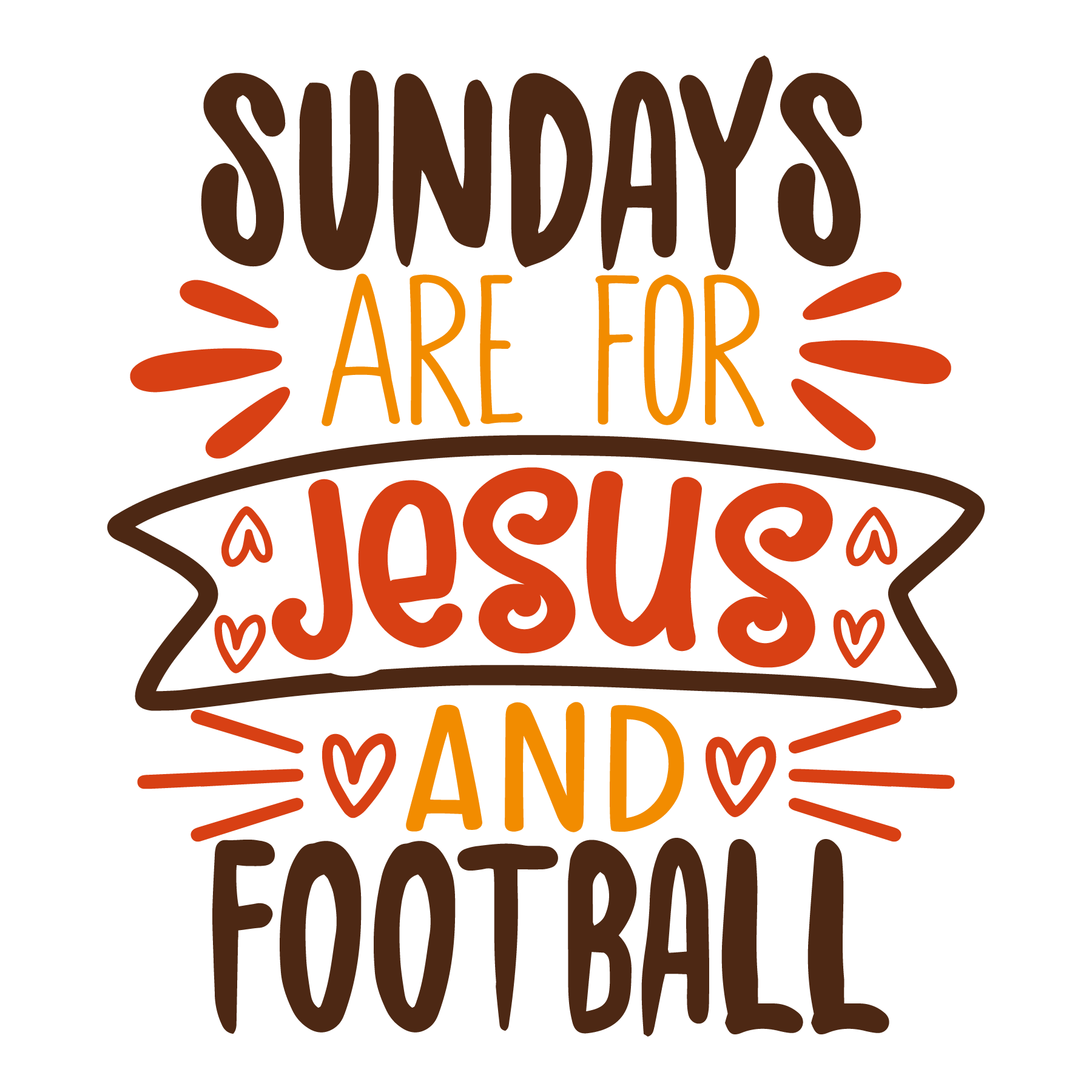 Sundays are for jesus and football, Halloween SVG , Halloween, Cut File, Instant Download, Commercial use, Silhouette, Clip art, Lucky Clover, cricut designs, svg files, silhouette, holidays, crafts, embroidery, cut files, vector, card stock, glowforge.