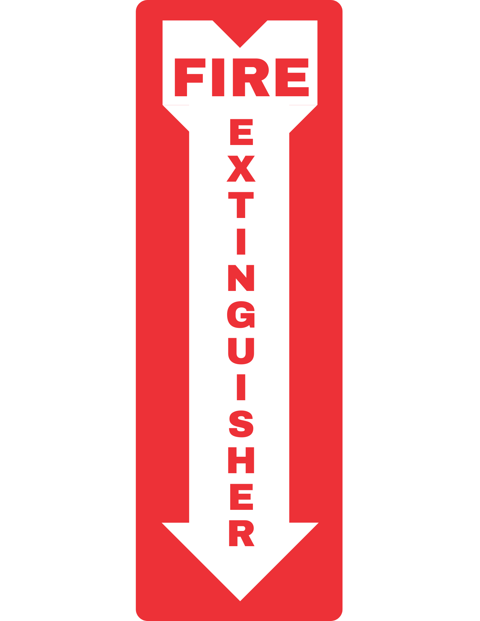 Fire Extinguisher Down Arrow Printable - printable sign, template, download, PDF, free, signs