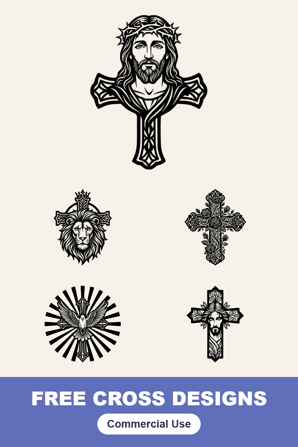 Free Cross SVG Designs for Cricut, Silhouette and laser — VectorDad
