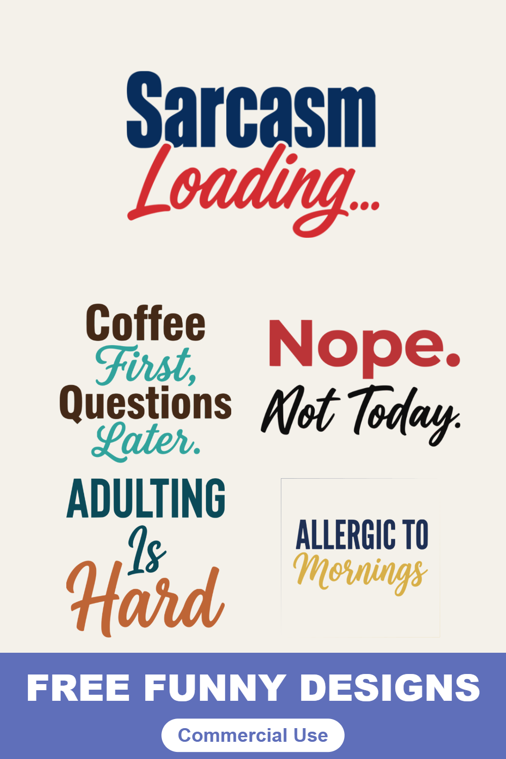 Free Funny SVG Designs for Cricut, Silhouette and laser — VectorDad