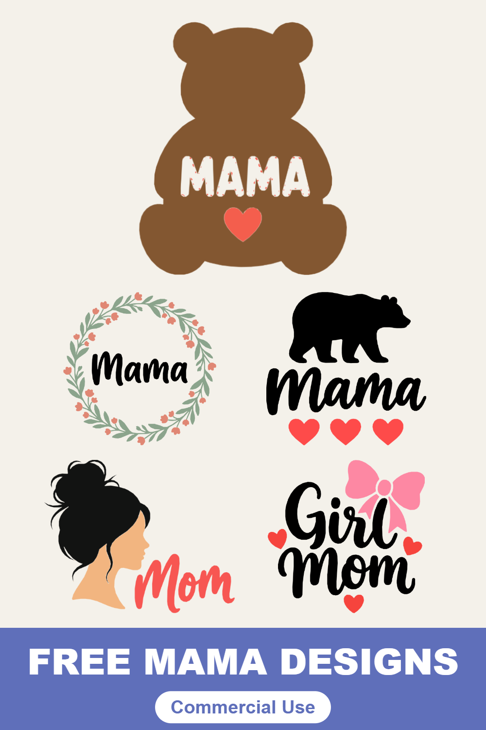 Free Mama SVG Designs for Cricut, Silhouette and laser — VectorDad