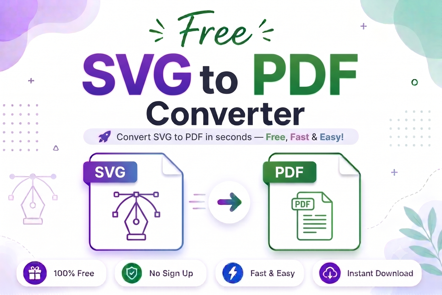 SVG to PDF Converter
