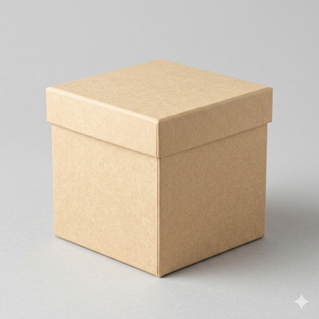 Cube Gift Box + Lid template