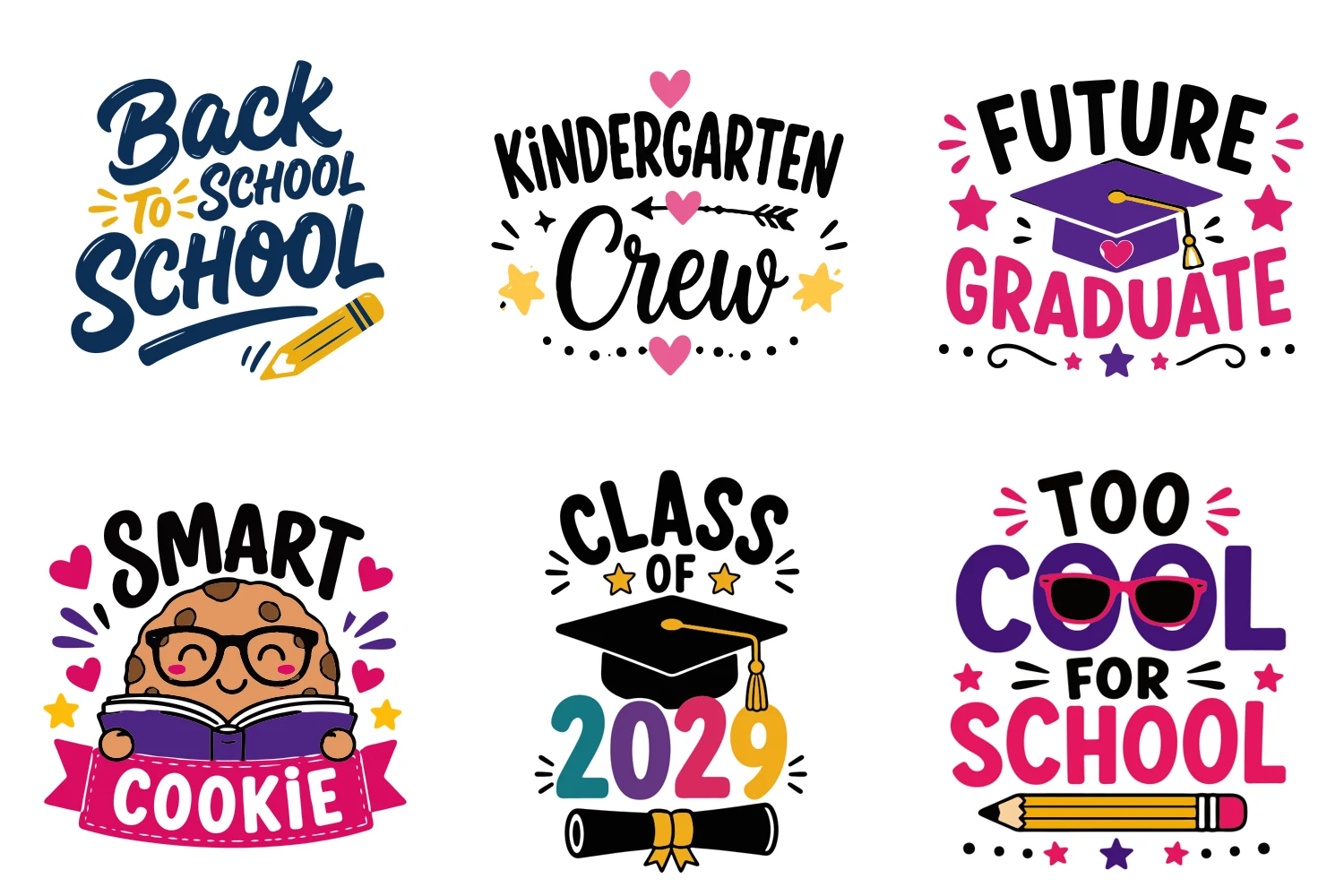 Back to School quotes, Back to School sayings, SVG, Cricut crafts, First day of school, Teacher, Kids, T-shirt, Classroom, Free, Download