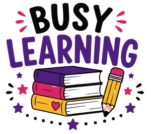 Busy learning Back to School quotes, Back to School sayings, SVG, Cricut crafts, First day of school, Teacher, Kids, T-shirt, Classroom, Free, Download