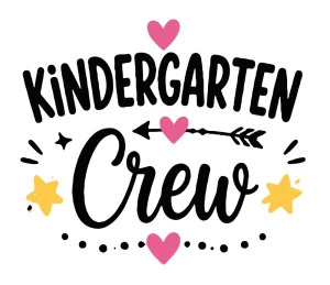 Kindergarten crew Back to School quotes, Back to School sayings, SVG, Cricut crafts, First day of school, Teacher, Kids, T-shirt, Classroom, Free, Download
