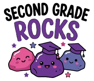 Second grade rocks 2 Back to School quotes, Back to School sayings, SVG, Cricut crafts, First day of school, Teacher, Kids, T-shirt, Classroom, Free, Download
