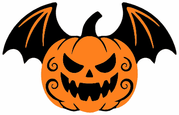 Bat Wing Pumpkin pumpkin SVG cut file and printable Halloween template
