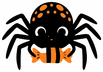 Candy Spider spider SVG cut file and printable Halloween template