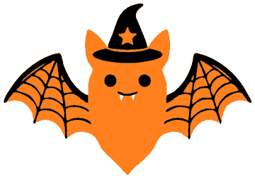 Cobweb Bat template, free printable bat shape to cut out