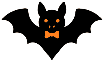 Dapper Bat template, free printable bat shape to cut out