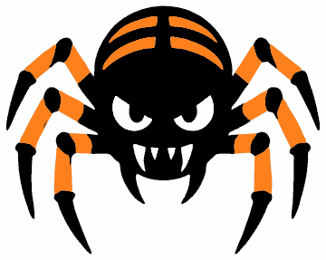 Fanged Spider spider SVG cut file and printable Halloween template