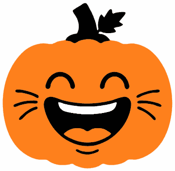 Happy Pumpkin pumpkin SVG cut file and printable Halloween template