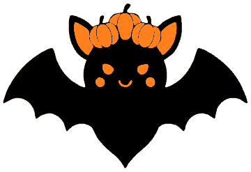 Harvest Bat template, free printable bat shape to cut out