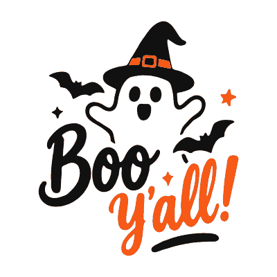 Boo Y'all free Halloween SVG cut file for Cricut and Silhouette