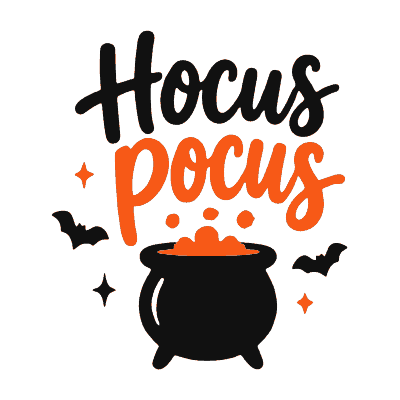 Hocus Pocus free Halloween SVG cut file for Cricut and Silhouette