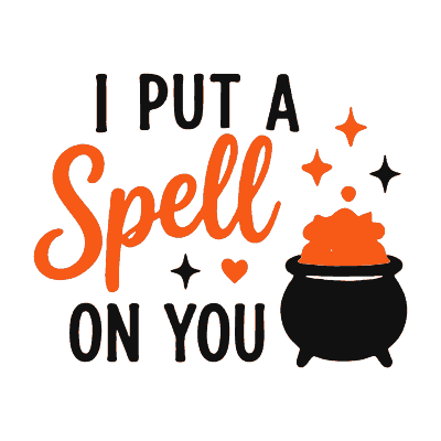 I Put a Spell on You free Halloween SVG cut file for Cricut and Silhouette