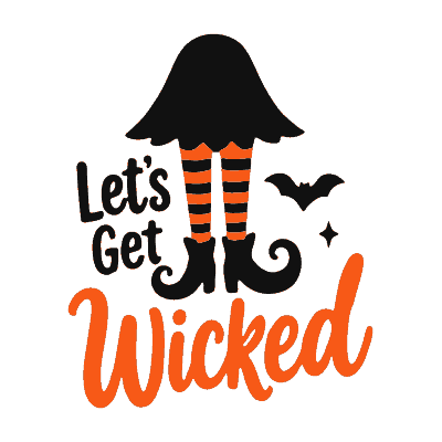 Let's Get Wicked free Halloween SVG cut file for Cricut and Silhouette