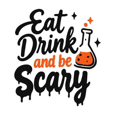 Eat, Drink and Be Scary free Halloween SVG cut file for Cricut and Silhouette