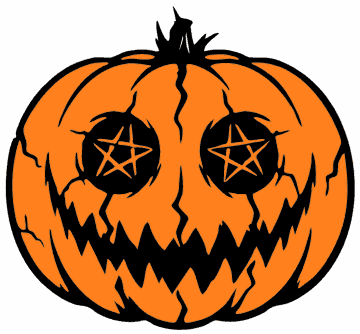 Pentagram Pumpkin pumpkin SVG cut file and printable Halloween template