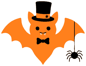 Top Hat Bat template, free printable bat shape to cut out
